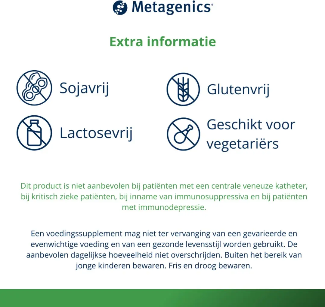 Metagenics Bactiol Duo 60 Capsules