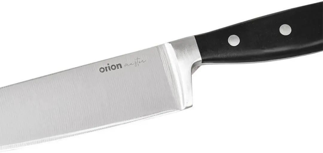 Orion Master Koksmes 35cm - Roestvrijstaal - Zwart