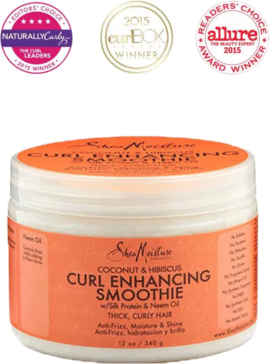 Shea Moisture Coconut & Hibiscus Curl Enhancing Smoothie Haarcrème 340g