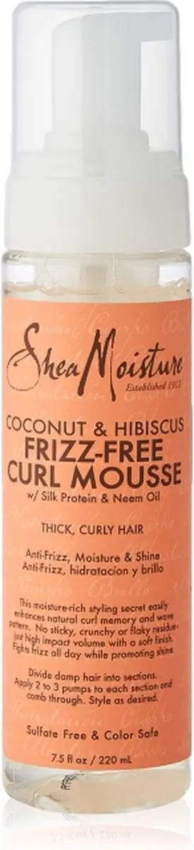 Shea Moisture Coconut & Hibiscus Curl Mousse 220ml