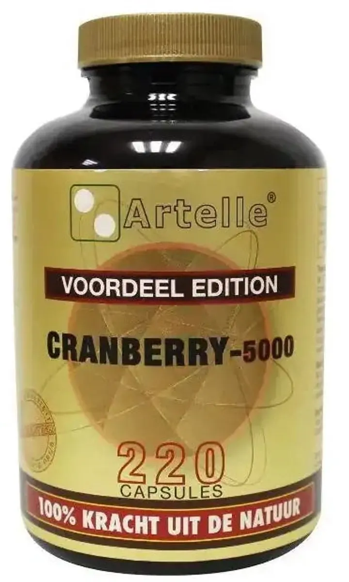 Artelle Cranberry 520mg Capsules - 220 Stuks