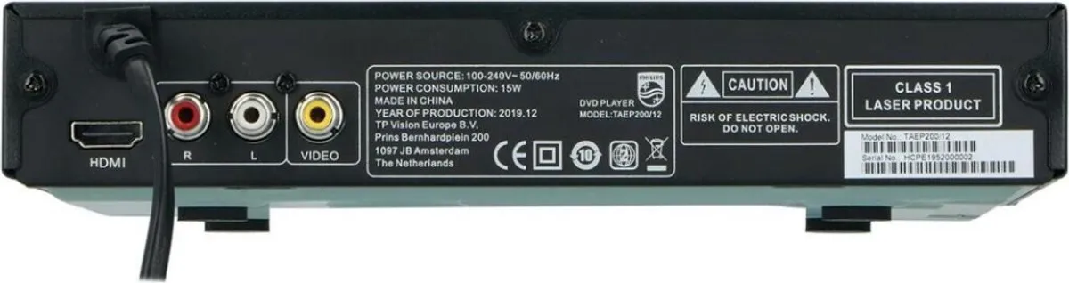 Philips TAEP200 DVD-speler - Zwart