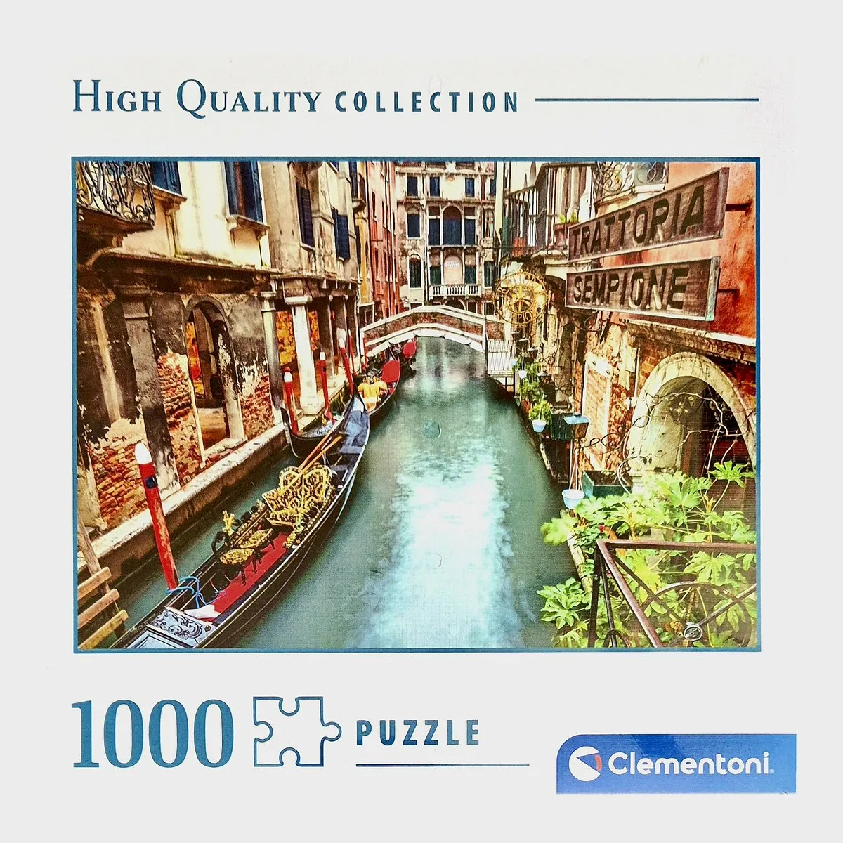 Clementoni Venice Canal Legpuzzel 1000 Stuks - Multicolor