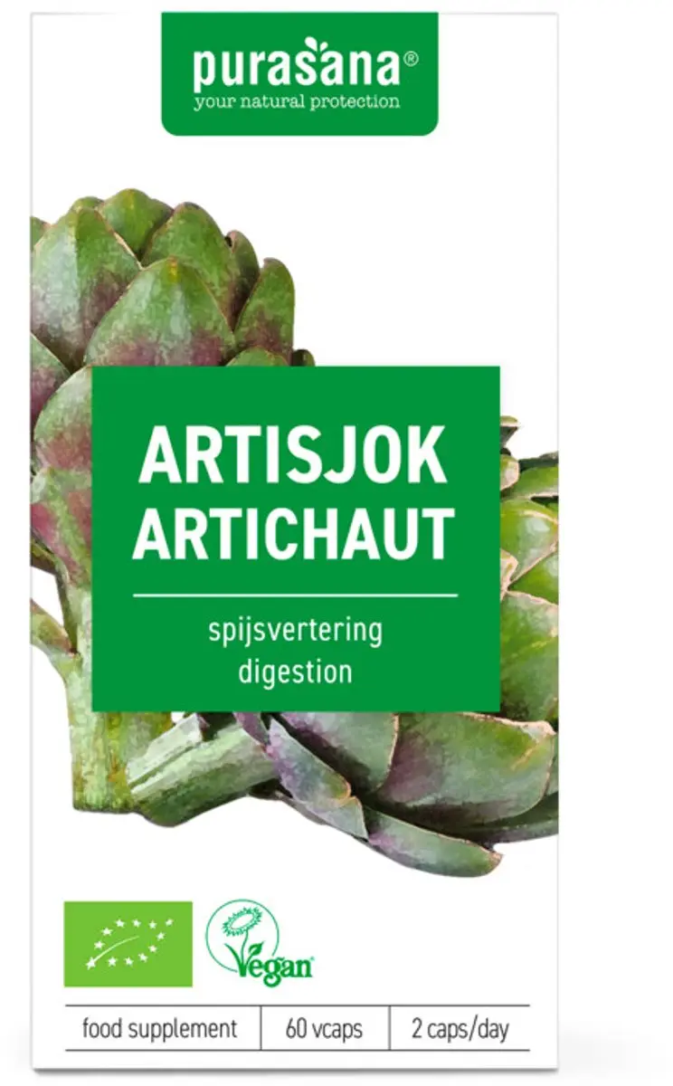 Purasana Artisjok Extract 300mg - 120 Vegacapsules