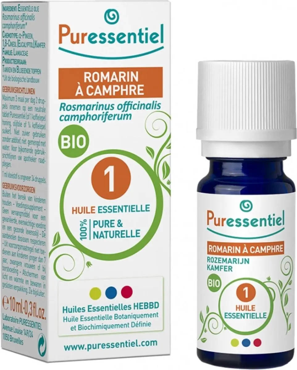 Puressentiel Rozemarijn Kamfer Etherische Olie Biologisch 10ml