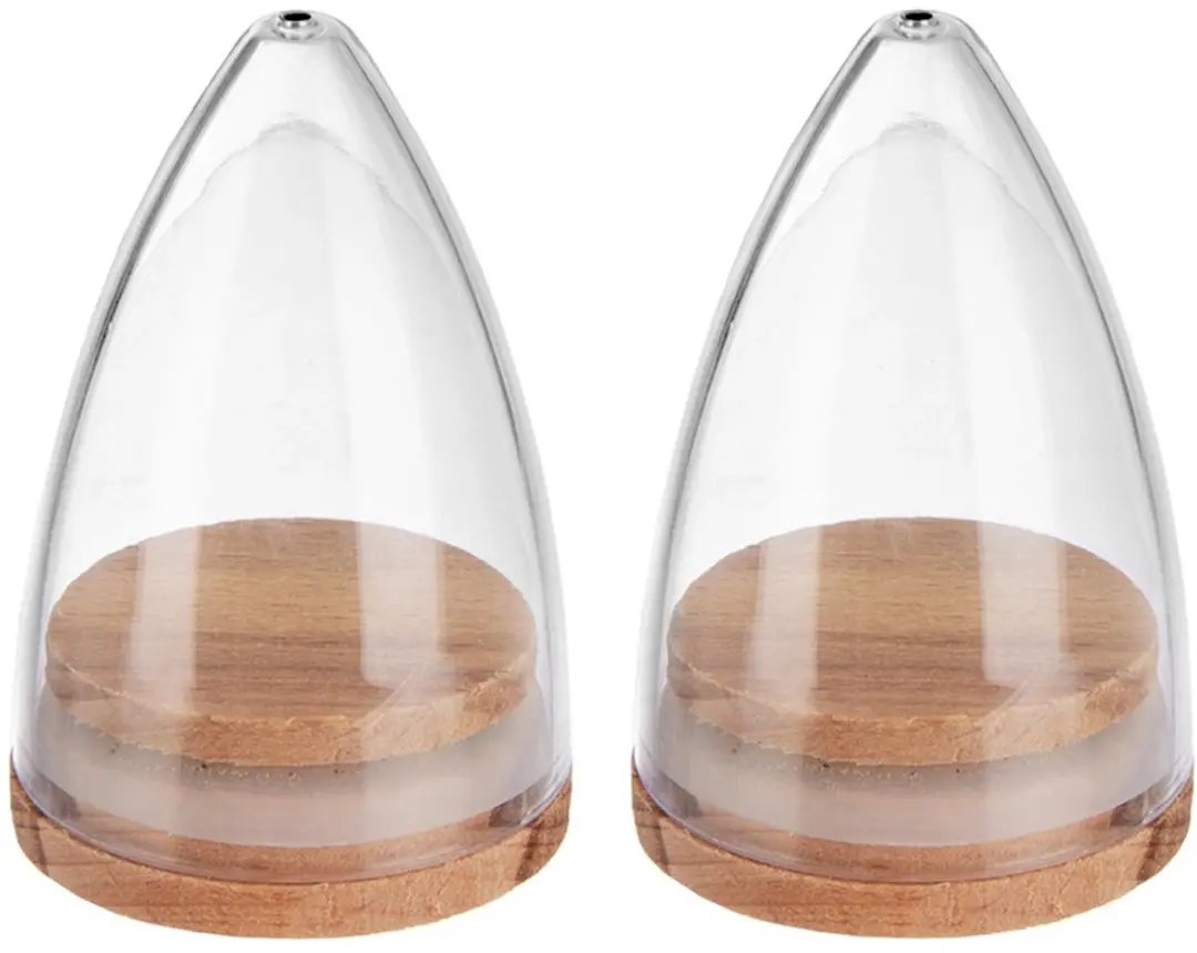 Orion Peper- en zoutstel Transparant - 2 Stuks