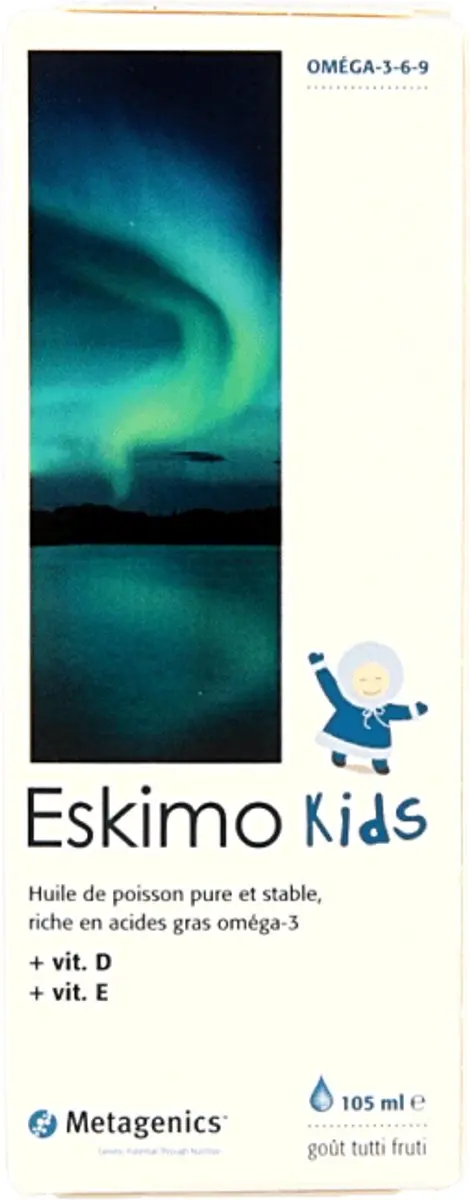 Metagenics Eskimo Kids Tutti-Frutti Visolie 105ml