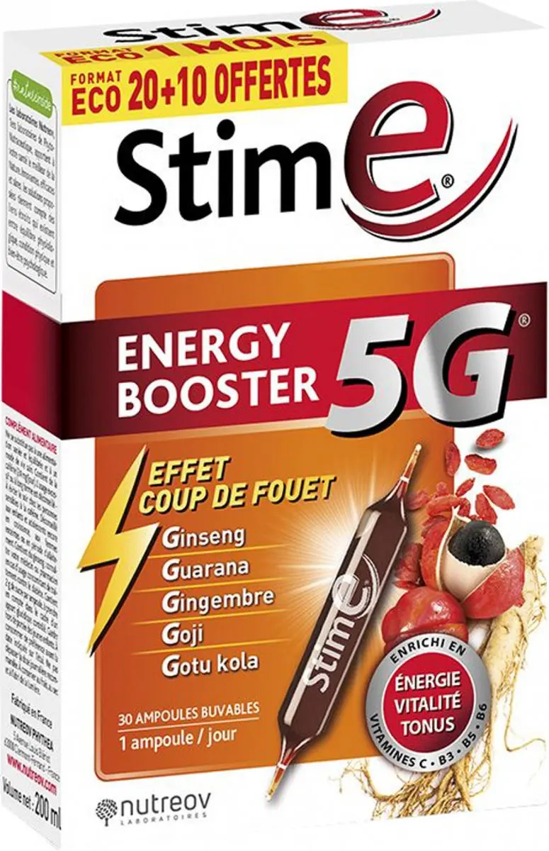 Nutreov Stim E Energy Booster 5G 20 Ampullen