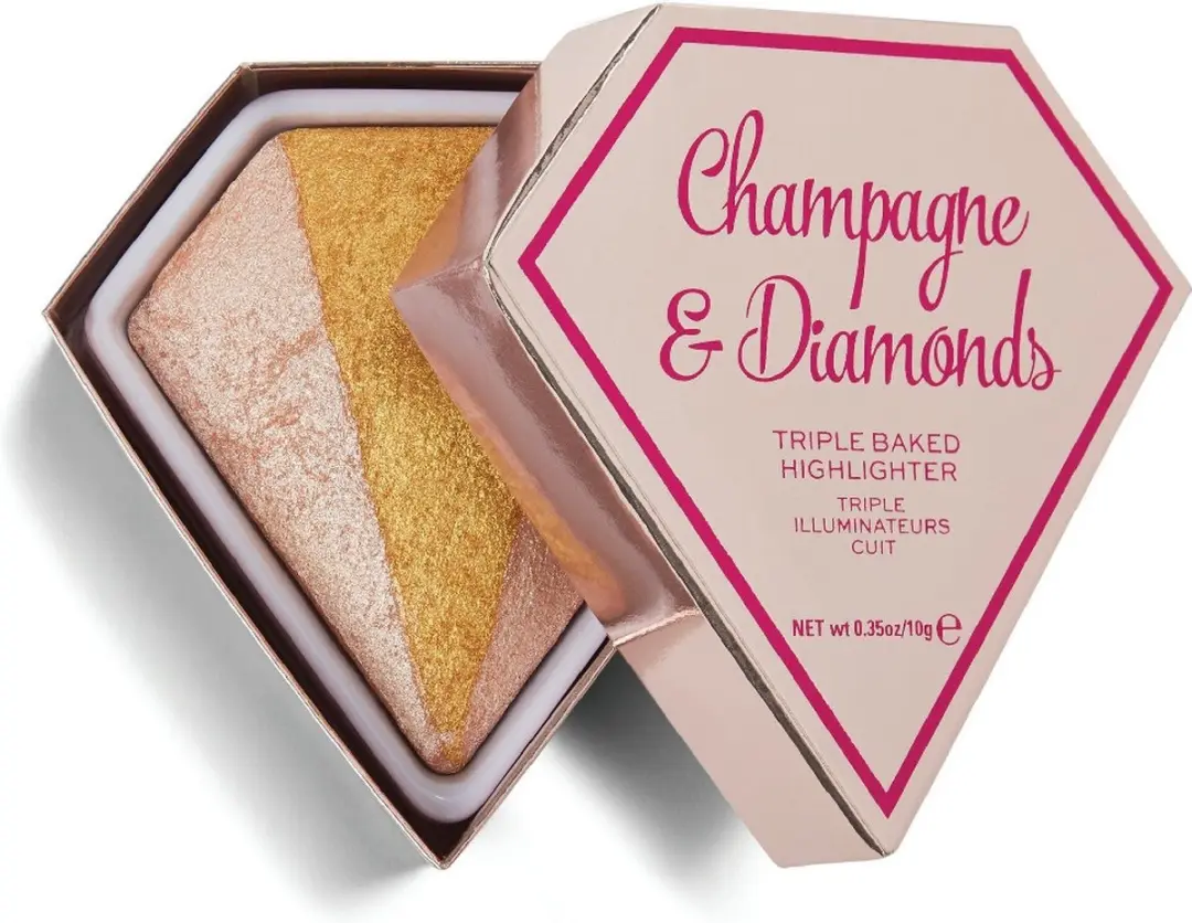 Revolution Beauty I Heart Revolution Triple Baked Highlighter Champagne & Diamonds 10ml