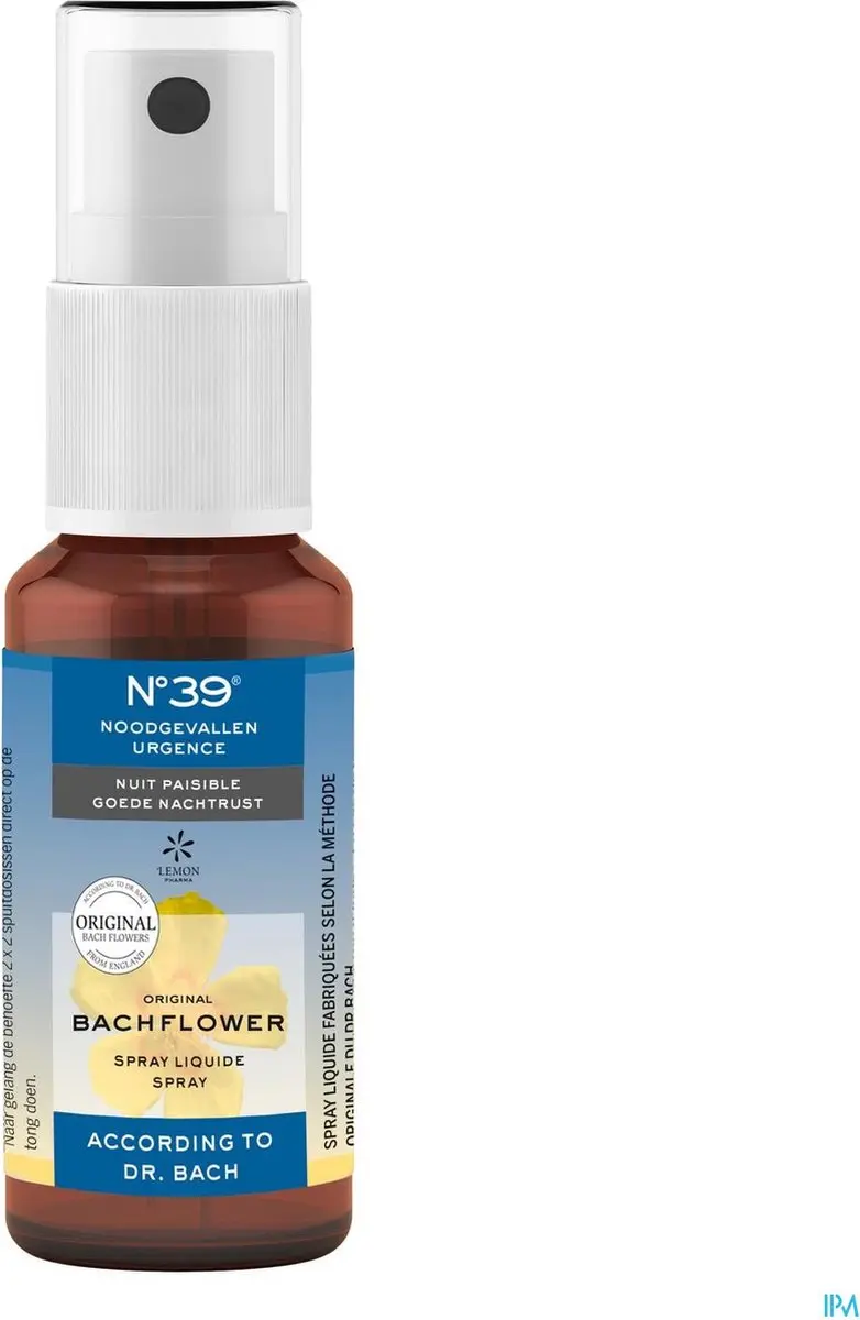 Bach Bio N°39 Noodgevallen Nacht Spray 20ml