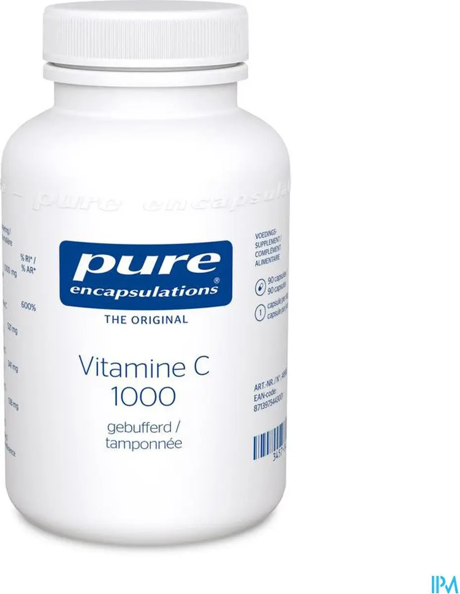 Pure Encapsulations Vitamine C 1000 Gebufferd 90 Caps