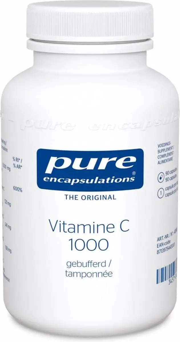 Pure Encapsulations Vitamine C 1000 Gebufferd 90 Caps