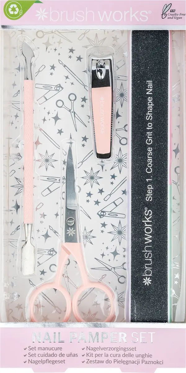 Brushworks Nail Pamper Set - 5 Stuks