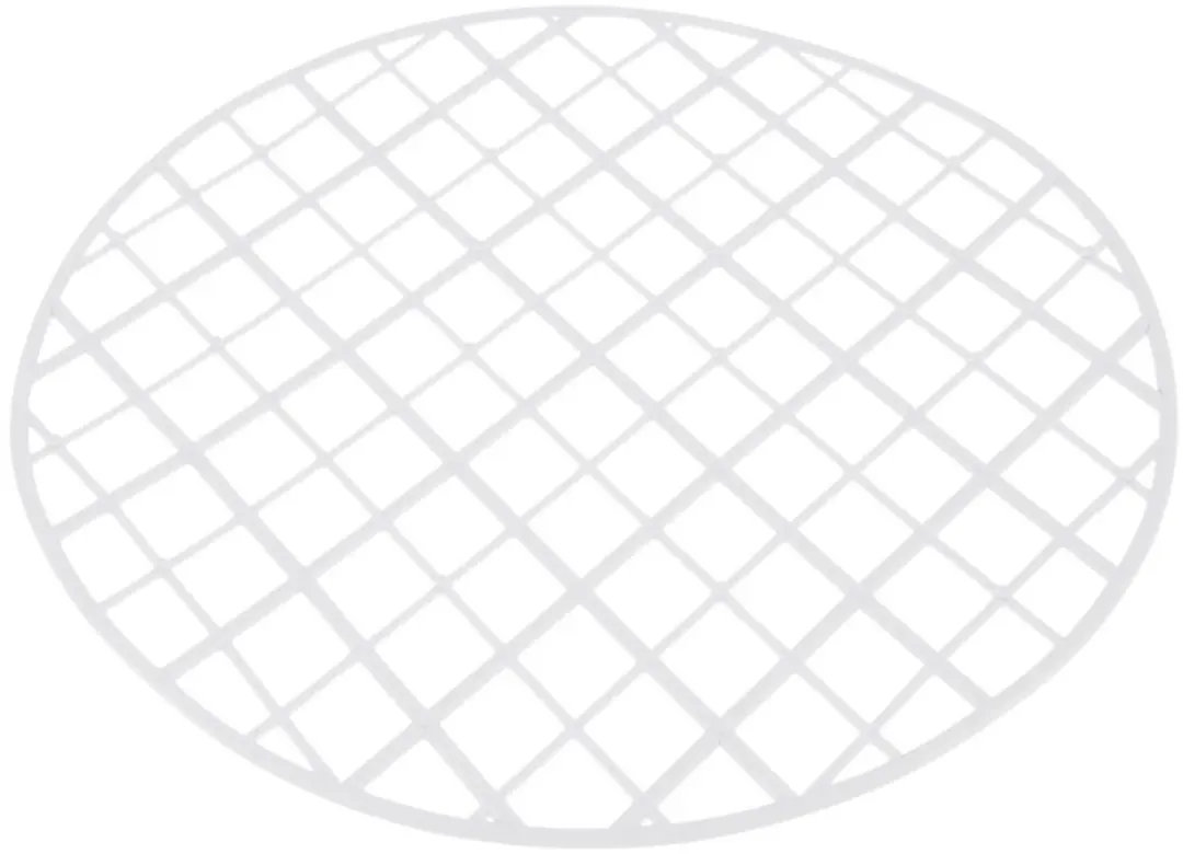 Orion Gootsteenmat Rond Ø32,5cm Wit