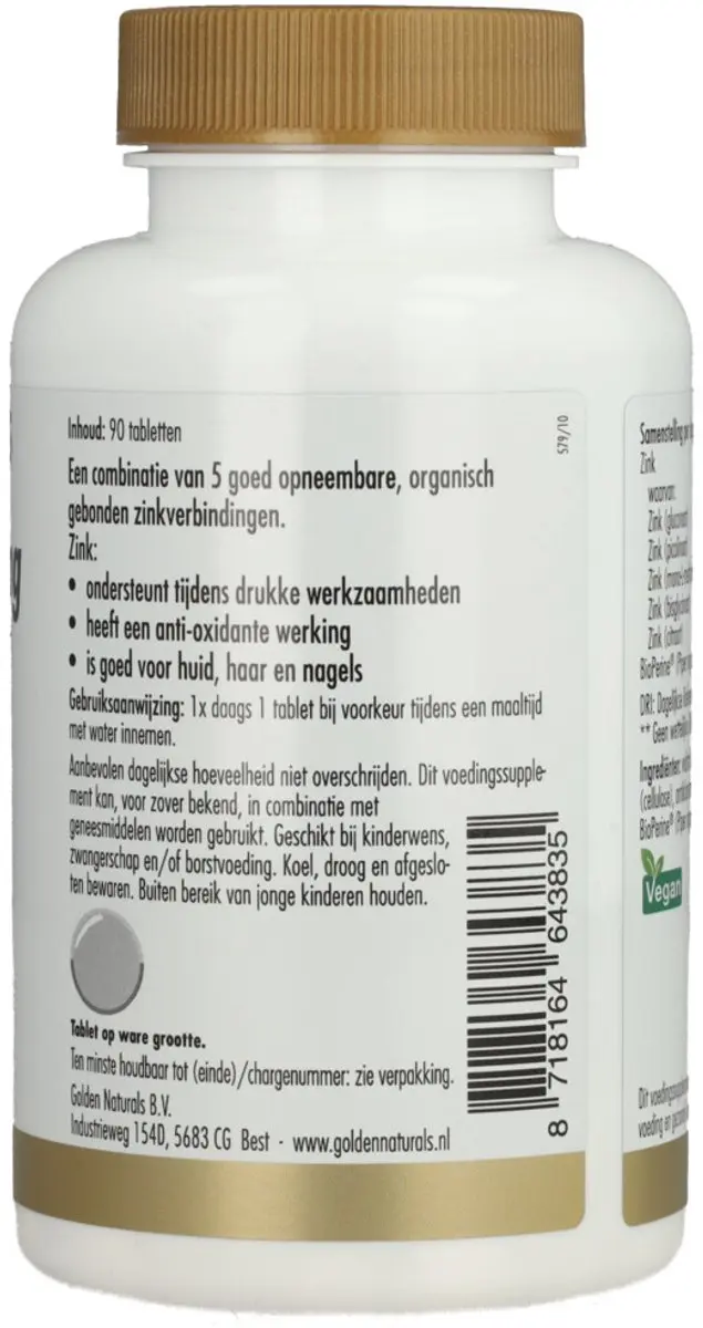 Golden Naturals Multiple Zink 25mg
