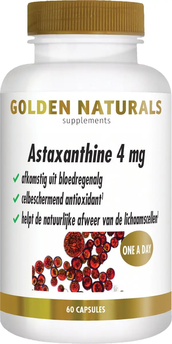 Golden Naturals Astaxanthine 4mg