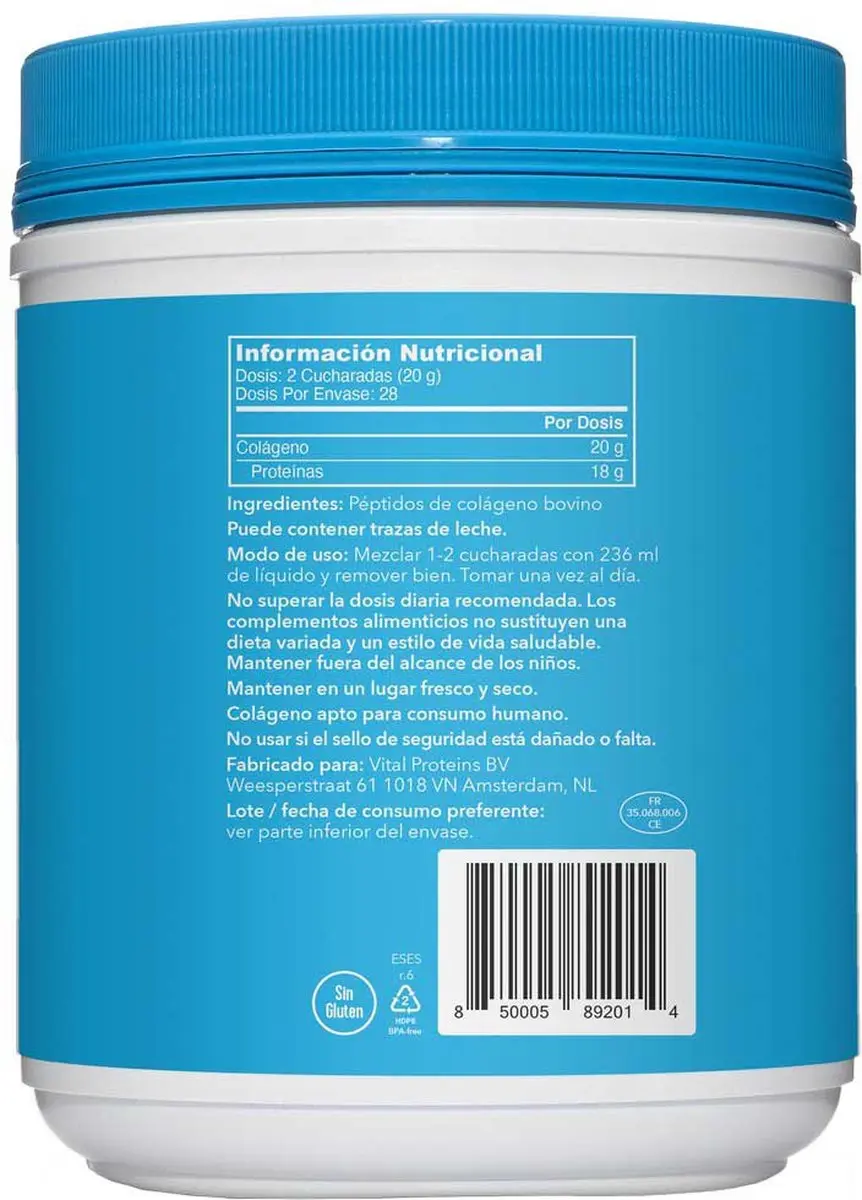 Vital Proteins Collageenpeptiden 567g - Transparant - afbeelding 6 van 6