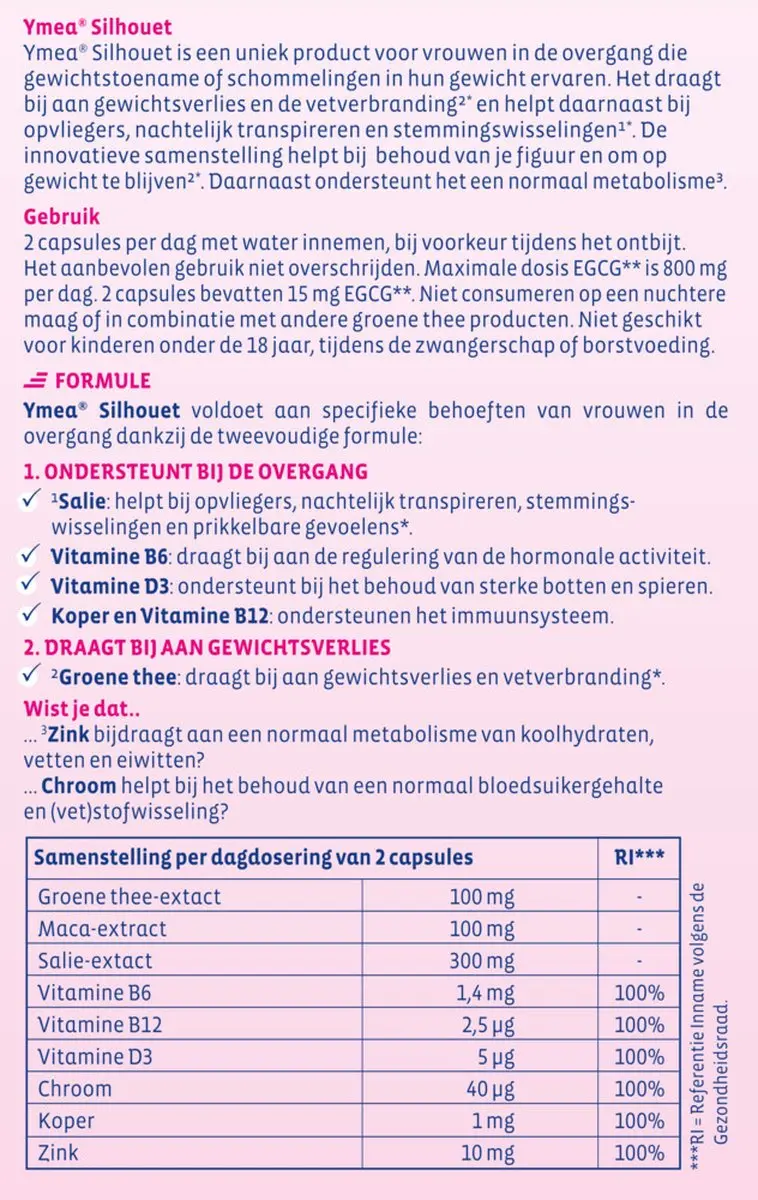 Ymea Overgang Silhouet Voordeelverpakking