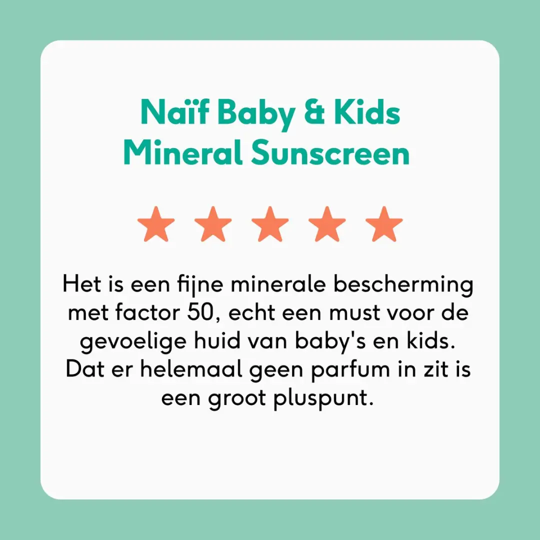 Naïf Minerale Zonnebrand SPF50 30ml