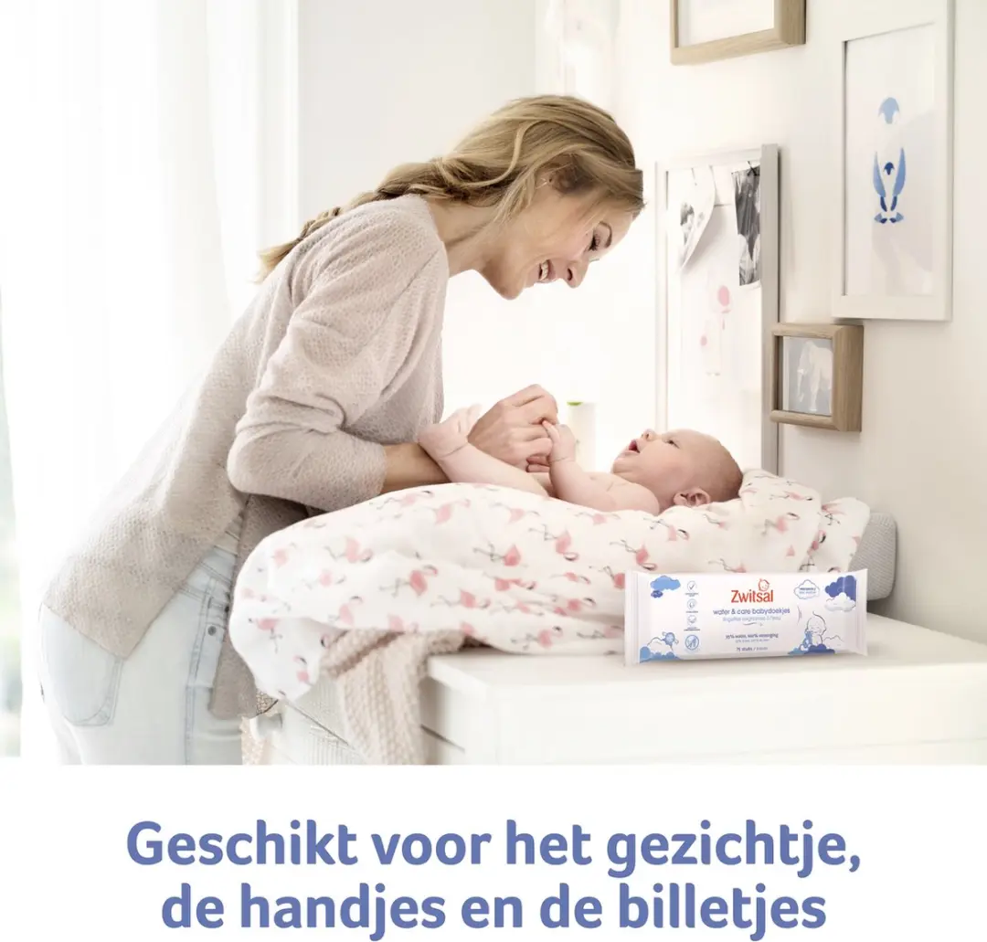 Zwitsal Water & Care Billendoekjes 900 Stuks