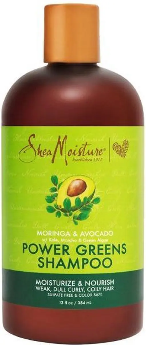 Shea Moisture Moringa & Avocado Power Greens Shampoo 384ml