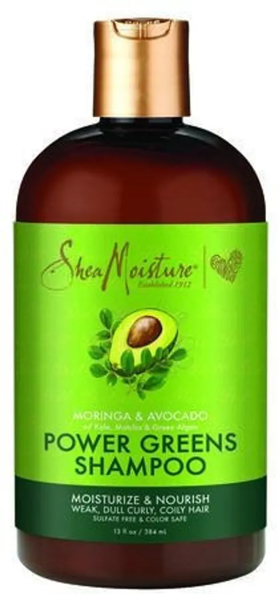 Shea Moisture Moringa & Avocado Power Greens Shampoo 384ml