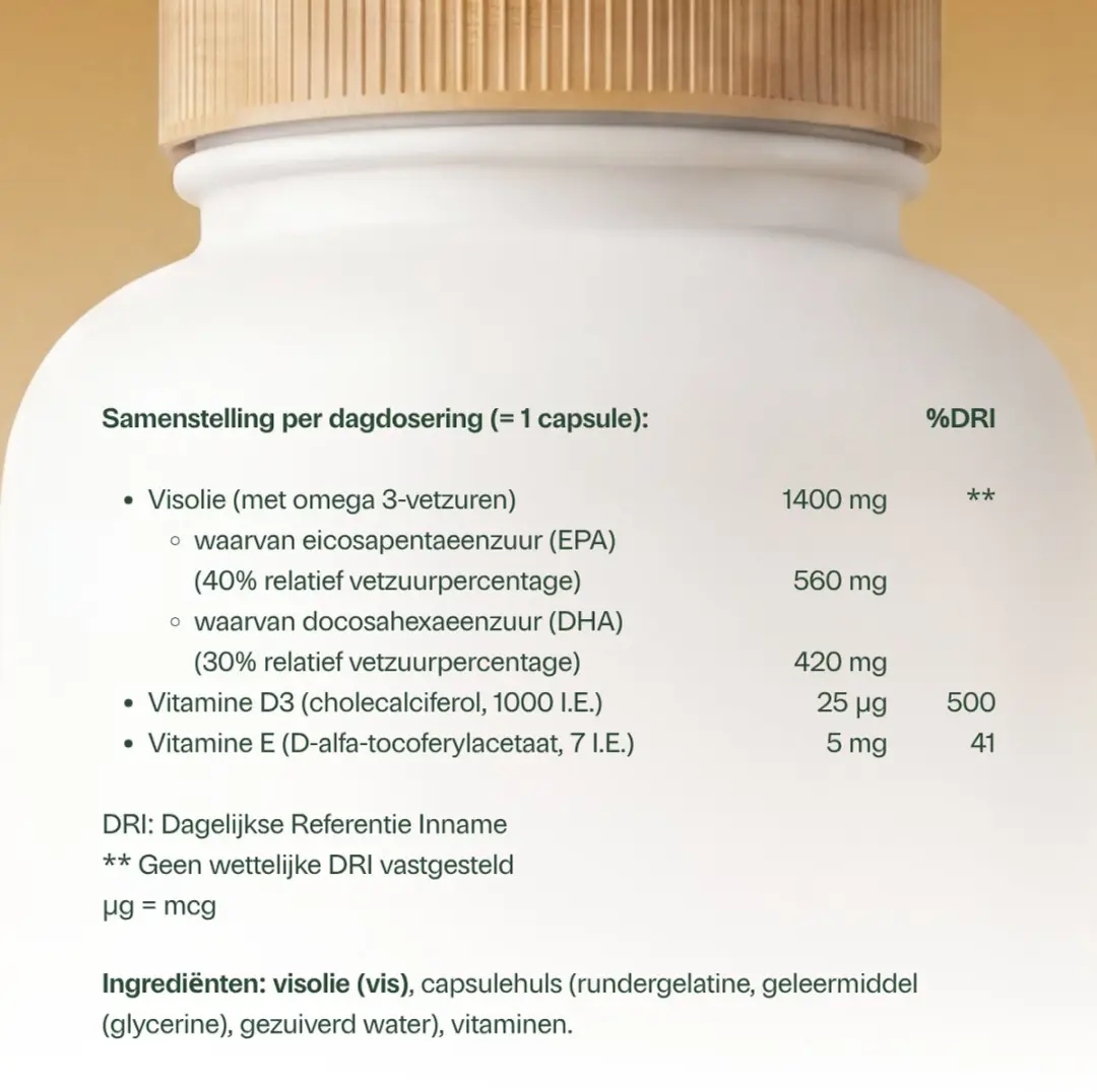 Golden Naturals Visolie 1400 TG 60 Softgels