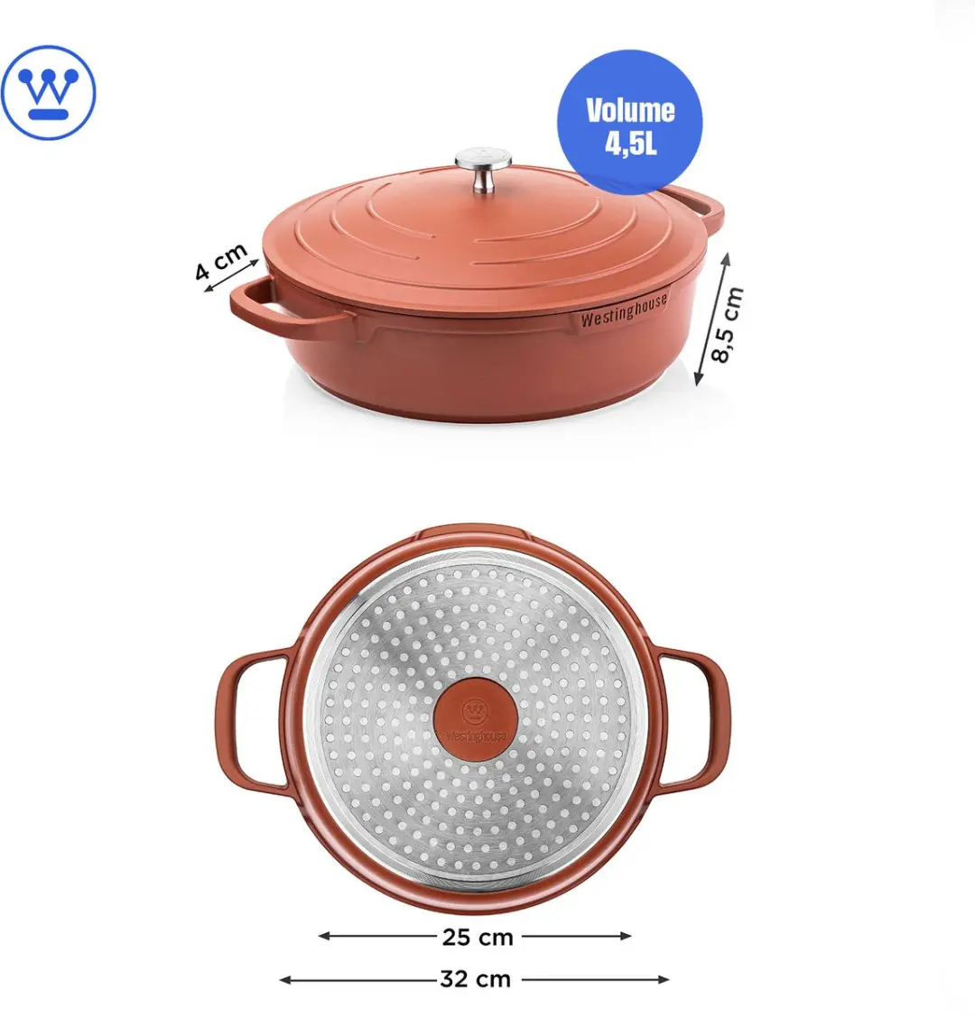 Westinghouse Performance Hapjespan 5L - Ø32cm - Oranje