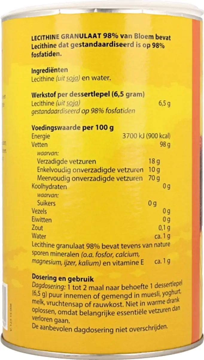 Bloem Lecithine Granulaat 98% - 400g