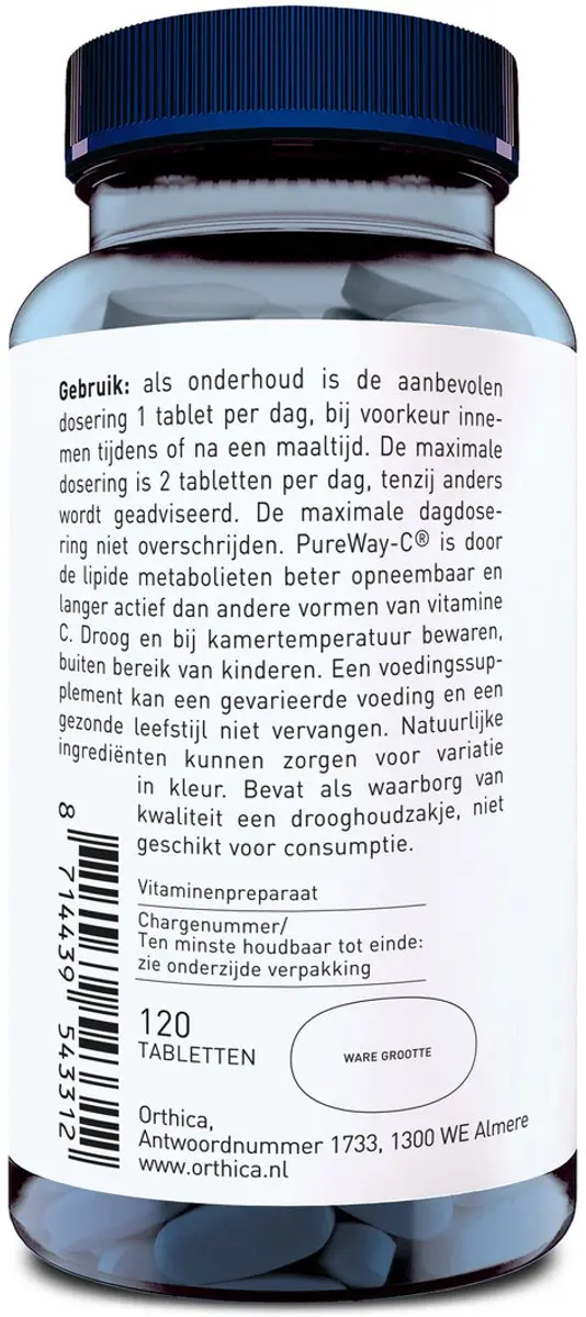 Orthica C-500 PureWay Vitamine C 60 tabletten