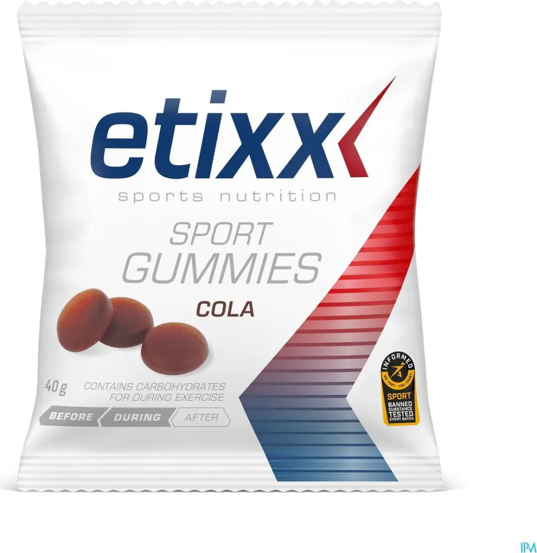 Etixx Sport Gummies Cola - 480g (12x40g) - 30g Koolhydraten