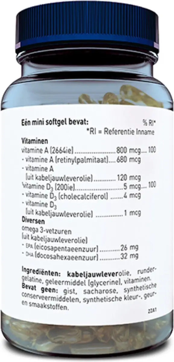 Orthica Kabeljauwleverolie 90 Softgels