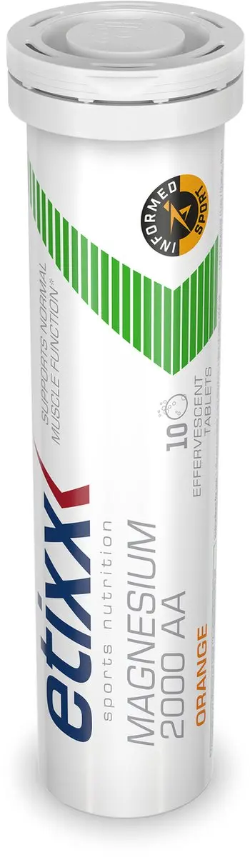 Etixx Magnesium 2000 AA Bruistabletten 30 Stuks - Sinaasappel
