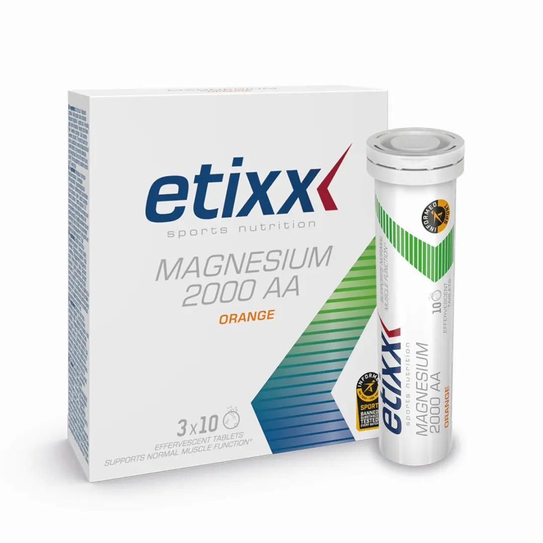 Etixx Magnesium 2000 AA Bruistabletten 30 Stuks - Sinaasappel - afbeelding 6 van 6