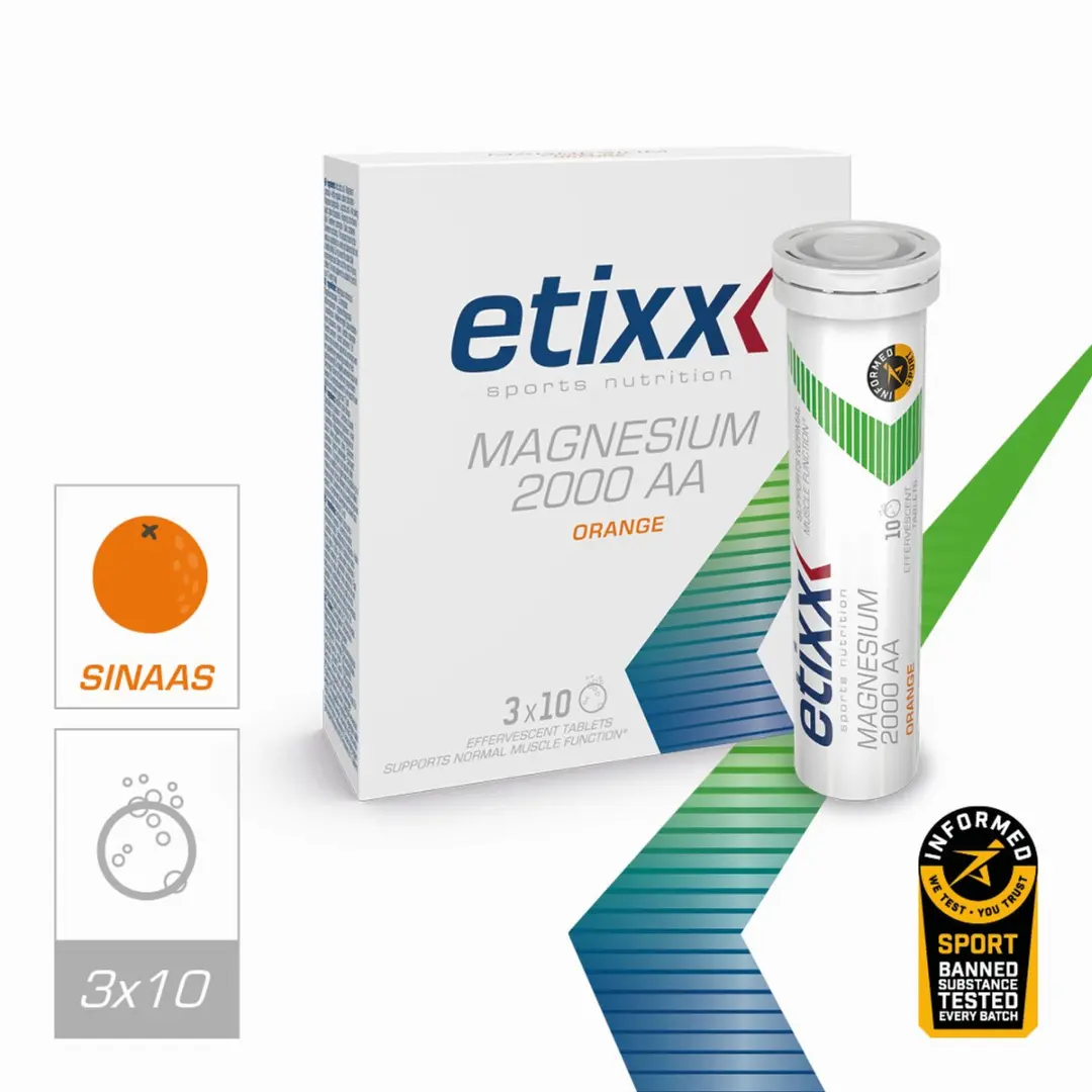 Etixx Magnesium 2000 AA Bruistabletten 30 Stuks