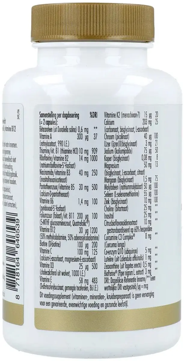 Golden Naturals Multi Gold Capsules 60 Stuks