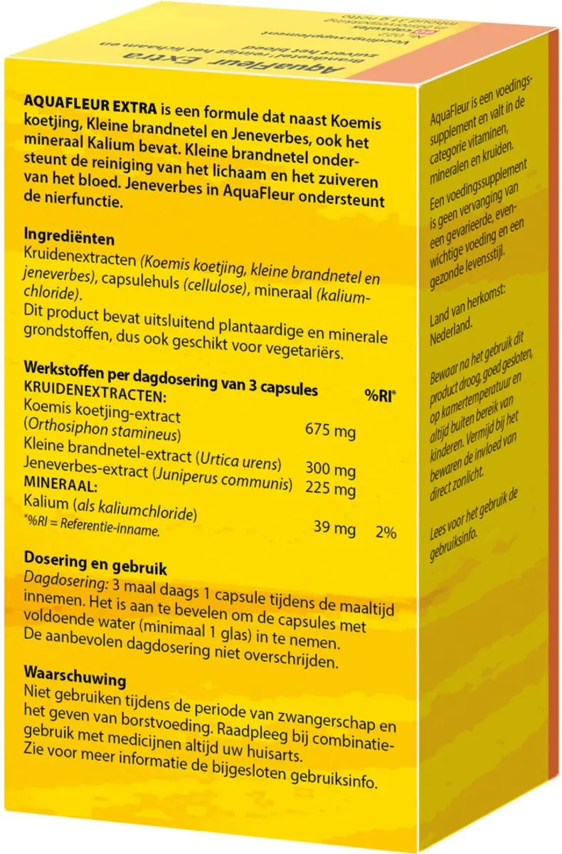 Bloem AquaFleur Extra Forte Voedingssupplement 60 Capsules