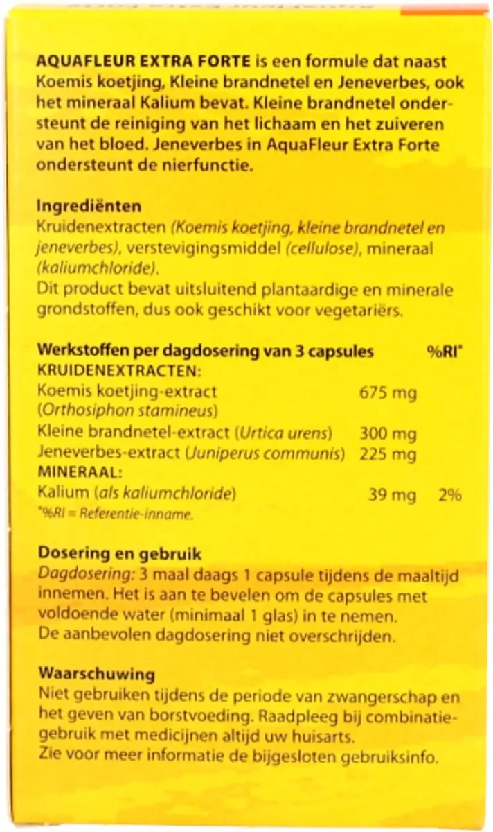 Bloem AquaFleur Extra Forte Voedingssupplement 60 Capsules