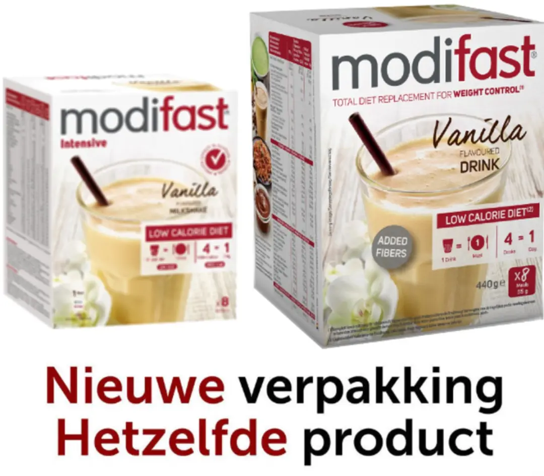 Modifast Intensive Milkshake Vanille - 8x55g