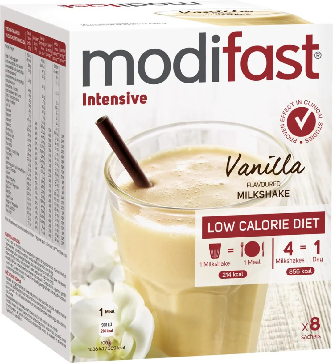 Modifast Intensive Milkshake Vanille - 8x55g