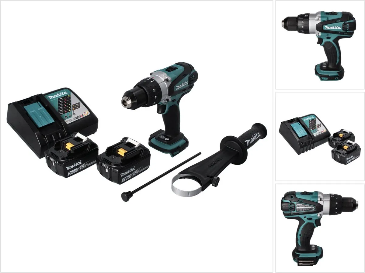 Makita DHP 458 RF Klopboormachine 18V