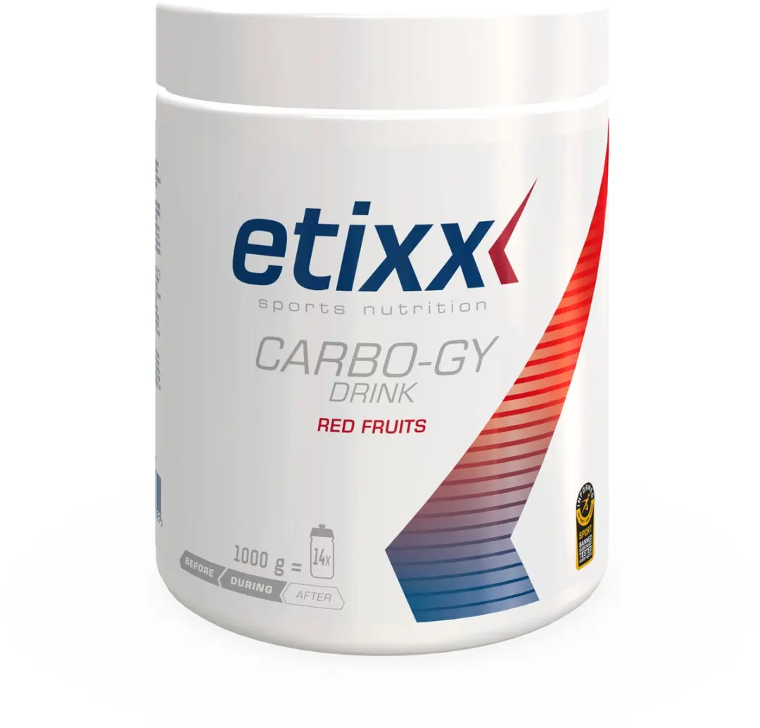 Etixx Carbo-Gy Sportdrank 1000g Rode Vruchten