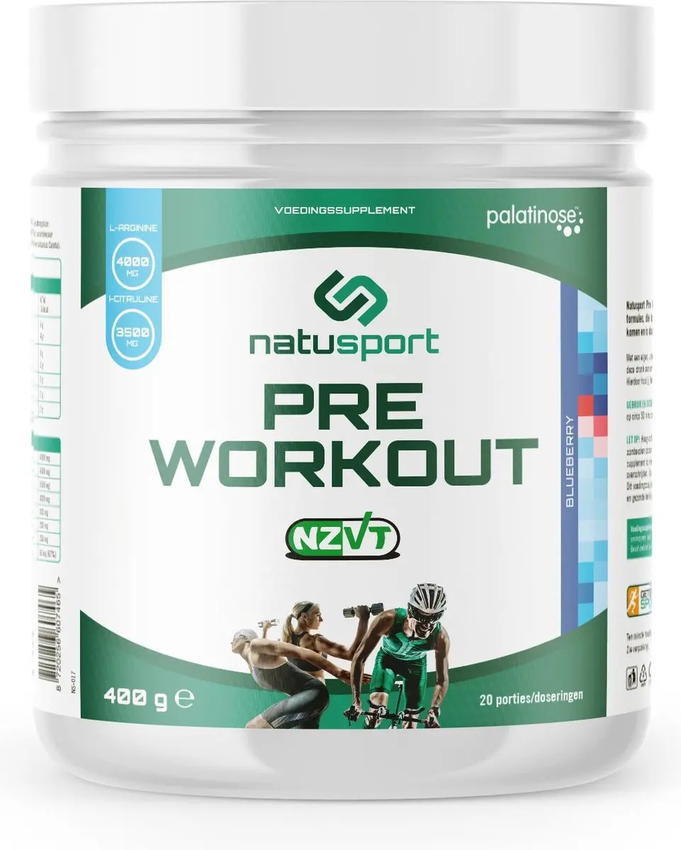 Natusport Pre Workout Bosbes 400g