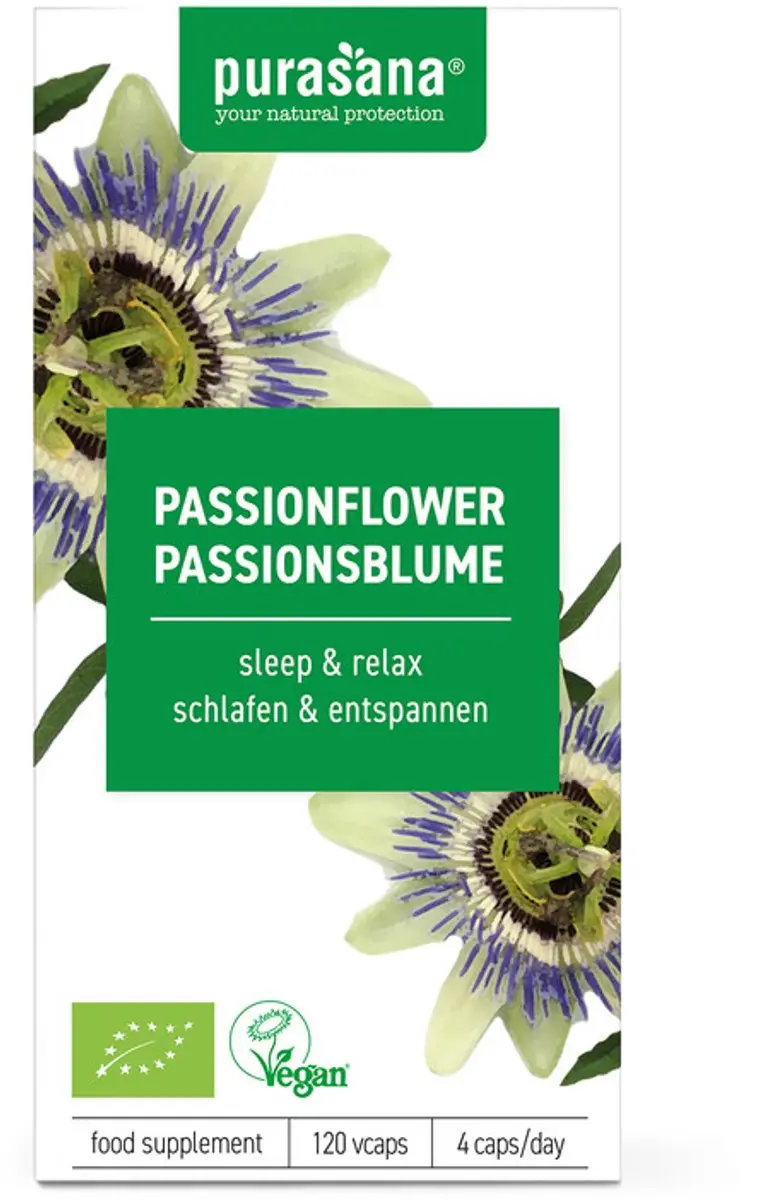 Purasana Passiebloem Extract 120 Vegacapsules
