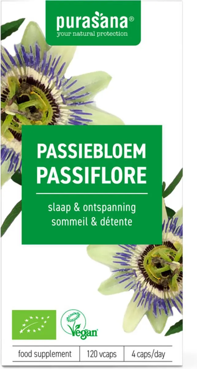 Purasana Passiebloem Extract 120 Vegacapsules