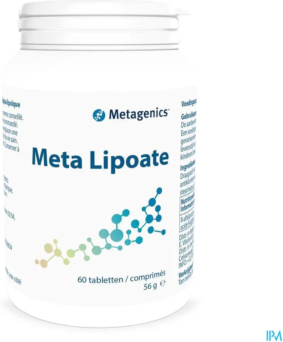 Metagenics Meta Lipoate 60 Tabletten - 200mg