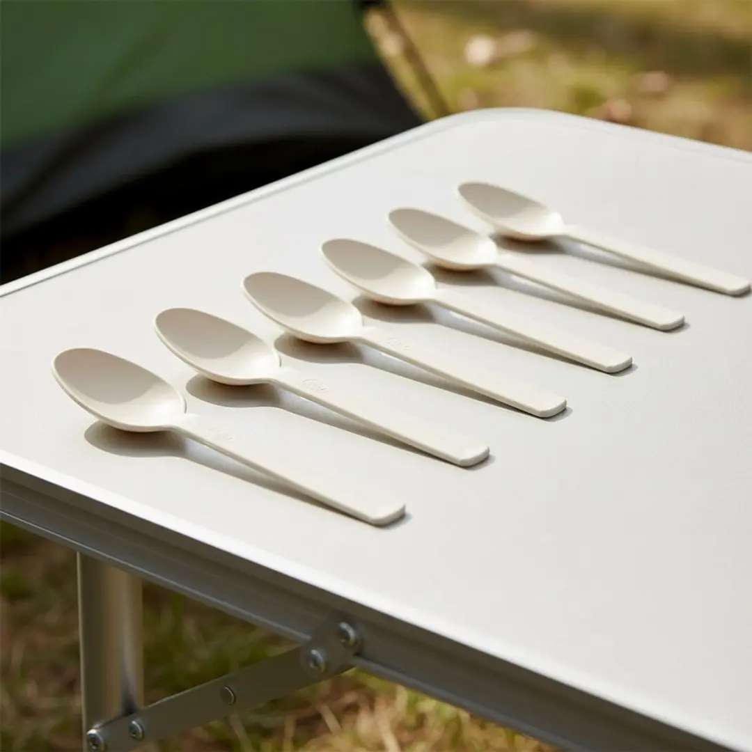 Orion Tafellepels Plastic Crème - 6 Stuks