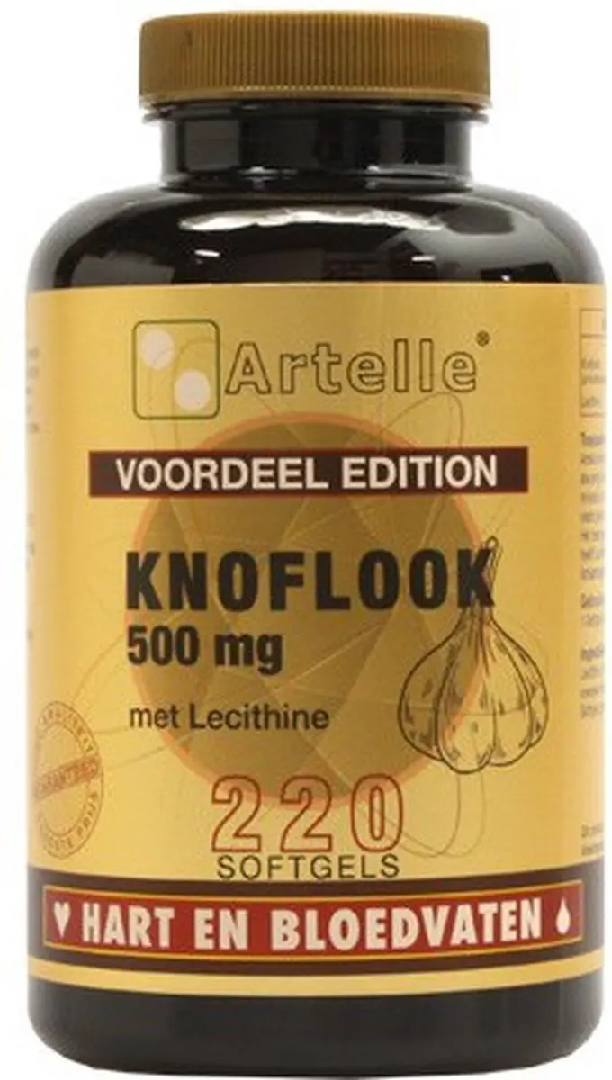 Artelle Knoflook 500mg + 250mg Lecithine Softgels