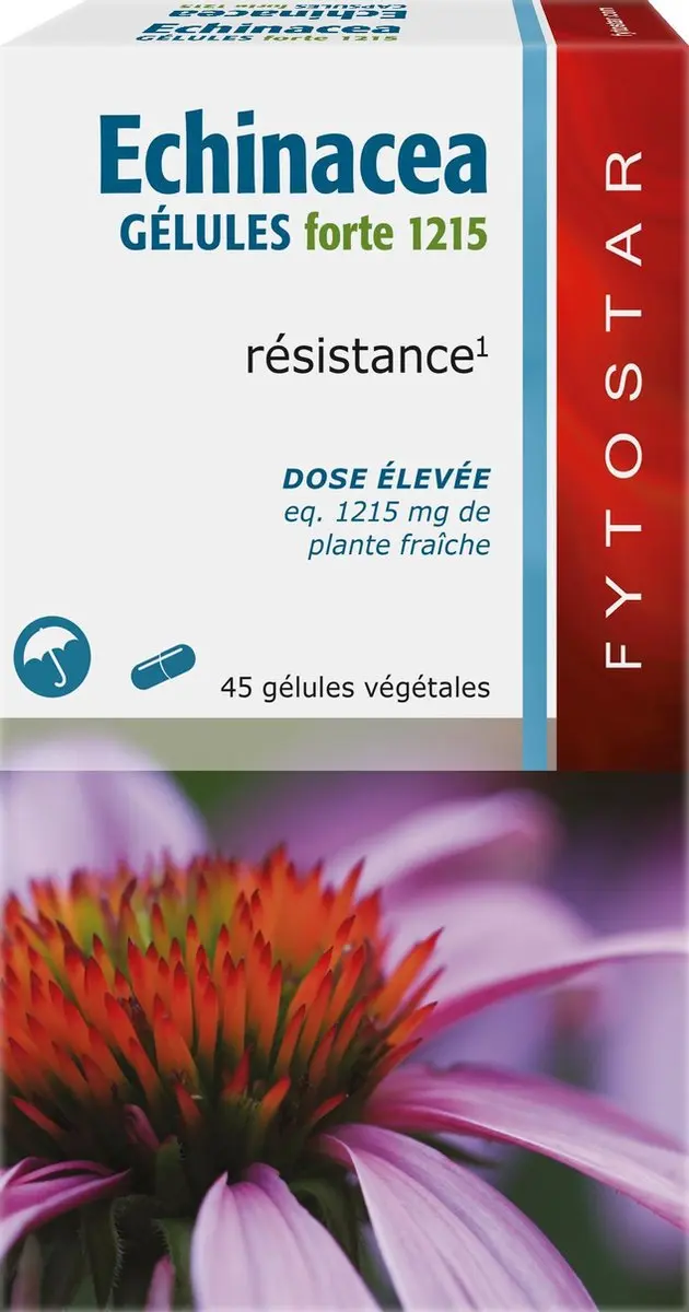 Fytostar Echinacea Forte 1215mg Voedingssupplement - 45 Capsules