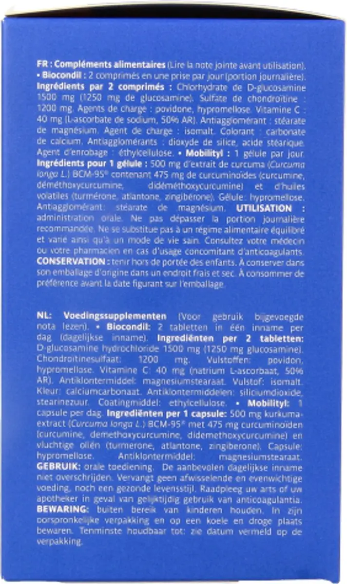 Trenker Duopack Biocondil 180 + Mobilityl 90 Capsules